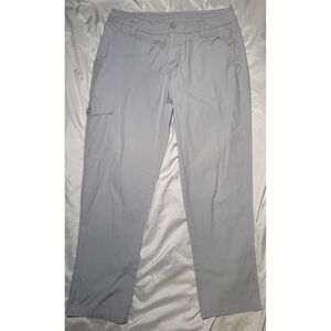 Kathmandu Regular Fit Cargo Pants Womens 10 Grey Stretch Hiking Outdoorwear